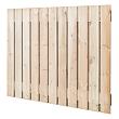 Scherm Recht 23-planks rvs geschroefd 180x130cm (bxh)