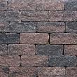 Wallblock Tumbled 12x12x30cm Brons