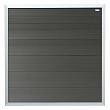 WPC Forte Antraciet Scherm met aluminium kader 180x180cm