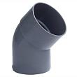 PVC 075 Bocht 45° 2xL-75mm