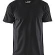 T-Shirt. V-hals 336011659900XXXL Zwart mt. XXXL