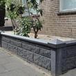 Betonnen afdekmuts Hoek t.b.v. de betonpalen Antraciet
