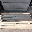 Betonpaal glad ronde kop t.b.v. bloembak tussenpaal 10x10x100cm Antraciet