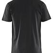 T-Shirt. V-hals 336011659900XXXL Zwart mt. XXXL