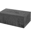 Schellevis Halve traptreden 50x40x20 cm (massief) antraciet