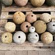 Restpartij Borrelsteen Chinees Graniet diverse kleuren Ø 20 cm (Uitlopend) OW2019