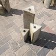 Restpartij Fonteinset3 Graniet Grijs driehoek 15x 20-35-50cm (Uitlopend) OW2019