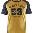 T-shirt Limited Retro Blaklader since 1959 940410423686L Geel-Marineblauw mt. L