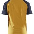 T-shirt Limited Retro Blaklader since 1959 940410423686L Geel-Marineblauw mt. L