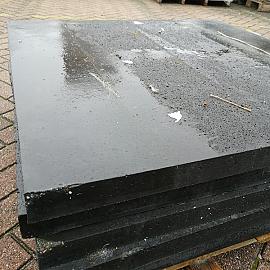 Restpartij Schellevis grote tegels 100x100x5 cm gewapend Carbon (beschadigd) OW2019