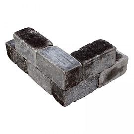 Stapelblok Linia-Patio Getrommeld Antraciet 30x15x15 cm TV
