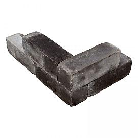 Stapelblok Linia-Patio Getrommeld Antraciet 45x15x15 cm MB