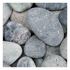 Beach pebbles 8-16mm zwart 25 kg