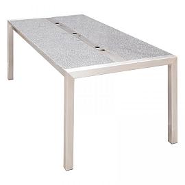 Restpartij RVS tafel Type 3 Longa 200x100 cm OP=OP
