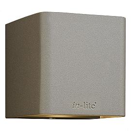In-lite Ace Up-Down Wall 100-230V Rose Silver 8.5W