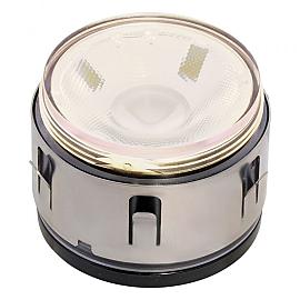 In-lite Big FLUX 60 Integrated 12V-3W LED RVS Ø60mm WW