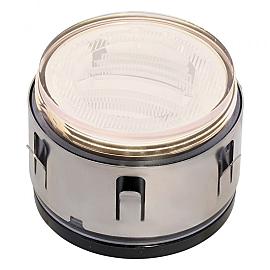 In-lite Big FLUX Asymmetric 60 Integrated 12V-3W LED RVS Ø60mm WW