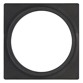 In-lite PLATE 1 Black 75x75mm