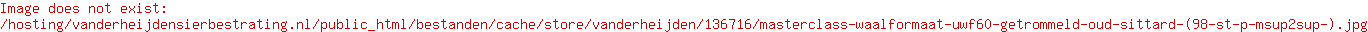 Masterclass Waalformaat UWF60 getrommeld Oud-Sittard (98 st p-m<sup>2</sup> )