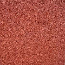 Rubbertegel 50x50x4.5 cm Rood met pen en gat verbinding