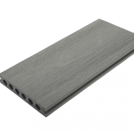 Fun-Deck WPC Ultrashield 23x138x4000mm  ronde kamers Multigrey Dark 2165-400