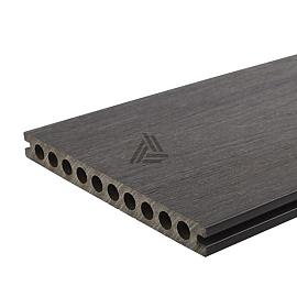 Fun-Deck WPC Ultrashield Kantopsluiting 23x210x3000mm holle kamers Multigrey Dark 2321-300