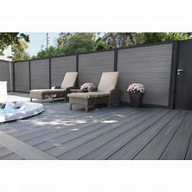 WPC Premium Fence Board Modern Dark Grey 21x160mm L-178 cm - 2341