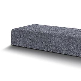 Traptrede Texture 120x40x15cm Medium Grey