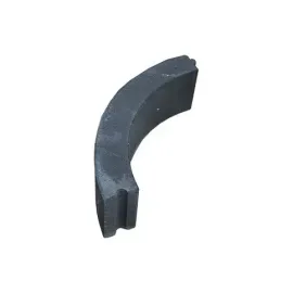 Bochtband 8x20x78.5 cm R=10 Antraciet HD