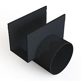 Aco Slimline Zij-uitloop 80mm