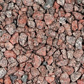 Granietsplit rose-rood (Granito Rosso) split 16-22mm 20kg
