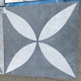 GeoCeramica Entree 60x60x4 cm Ambiente Flower Antra