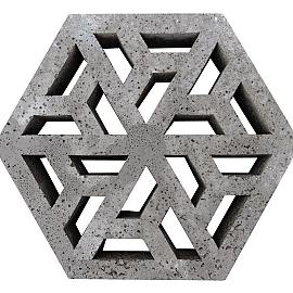 Schellevis Eco tegel 37.5x37.5x7 cm Antraciet
