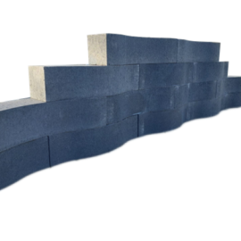 Stapelblok Linia-Patio Wave Antraciet 60x12x10 cm