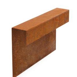 Stapelblok Linia-Patio Afdekker 15x200x15-43 cm Corten