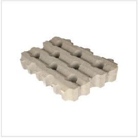 Grastegel H 41x61x12 cm Grijs