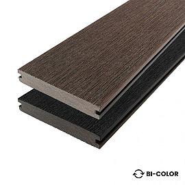 WPC terrasplank Vintage Graphite - Wenge 23x138x3000mm Massief 2856-300