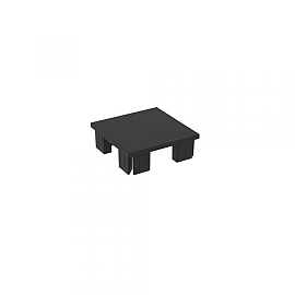 Boston pvc paalkap 75x75mm Ral9005 - 2880