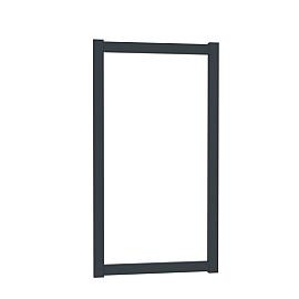 Boston alu vulbaar poortframe 98x183cm RAL7016 incl insteekslot - 2698