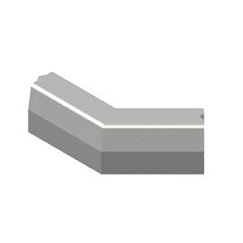 Hoekstuk 13-15x25 cm 135 gr. uitwendig vb grijs