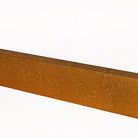 U-profiel ongelijkzijdig opsluitband 6 cm - 300x6,4x19,6/4,57 cm Corten