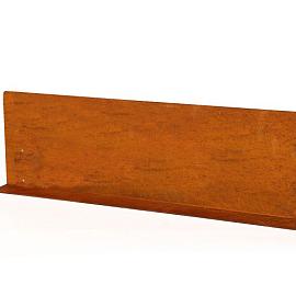 Kantopsluiting Stroke (flg) 300x10 cm Corten