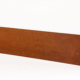 Kantopsluiting Single (flg) 300x10 cm Corten