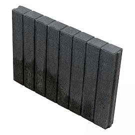 Blokjesband Recht 6x60x50 cm Antraciet