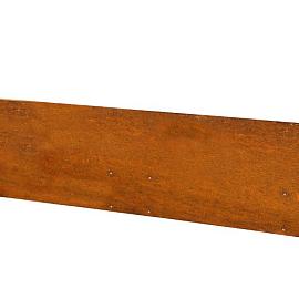 Kantopsluiting Stroke 300x10 cm - Corten