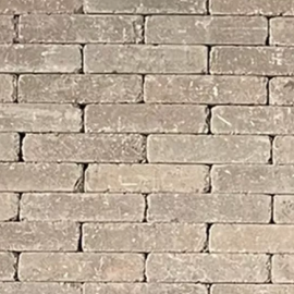 Tambour Waalformaat 5x20x7cm Taupe