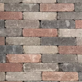 Tambour Waalformaat 5x20x7cm Terracotta mix