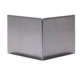 Kantopsluiting Single en Single Flex Uitwendige hoek 10 cm - Verzinkt