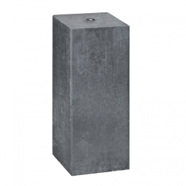 Betonpoer Solid 20x20x50 cm TD M20 Antraciet klein facet