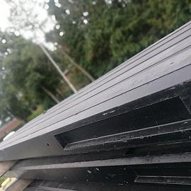 Restpartij Betonpaal Classico Nero 10x10x280 cm hoek